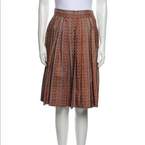 Yves Saint Laurent Rive Gauche Striped Skirt